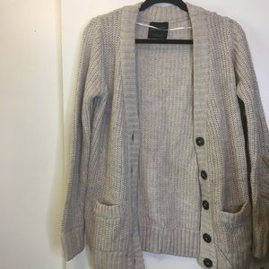 Zara knit button up cardigan sweater